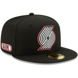 Portland Trail Blazers New Era Official Back Half 59FIFTY Fitted Hat