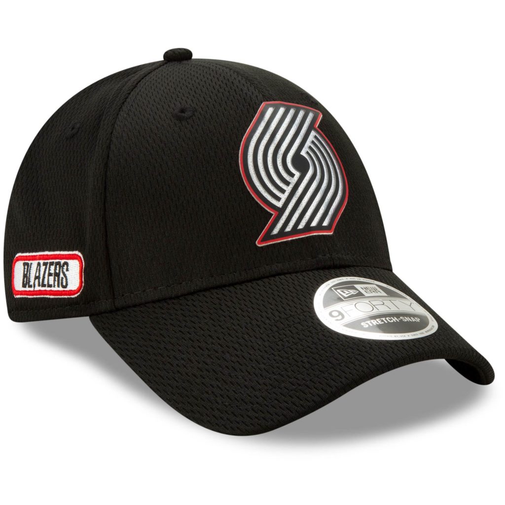 Portland Trail Blazers New Era Official Back Half 9FORTY Adjustable Hat ...