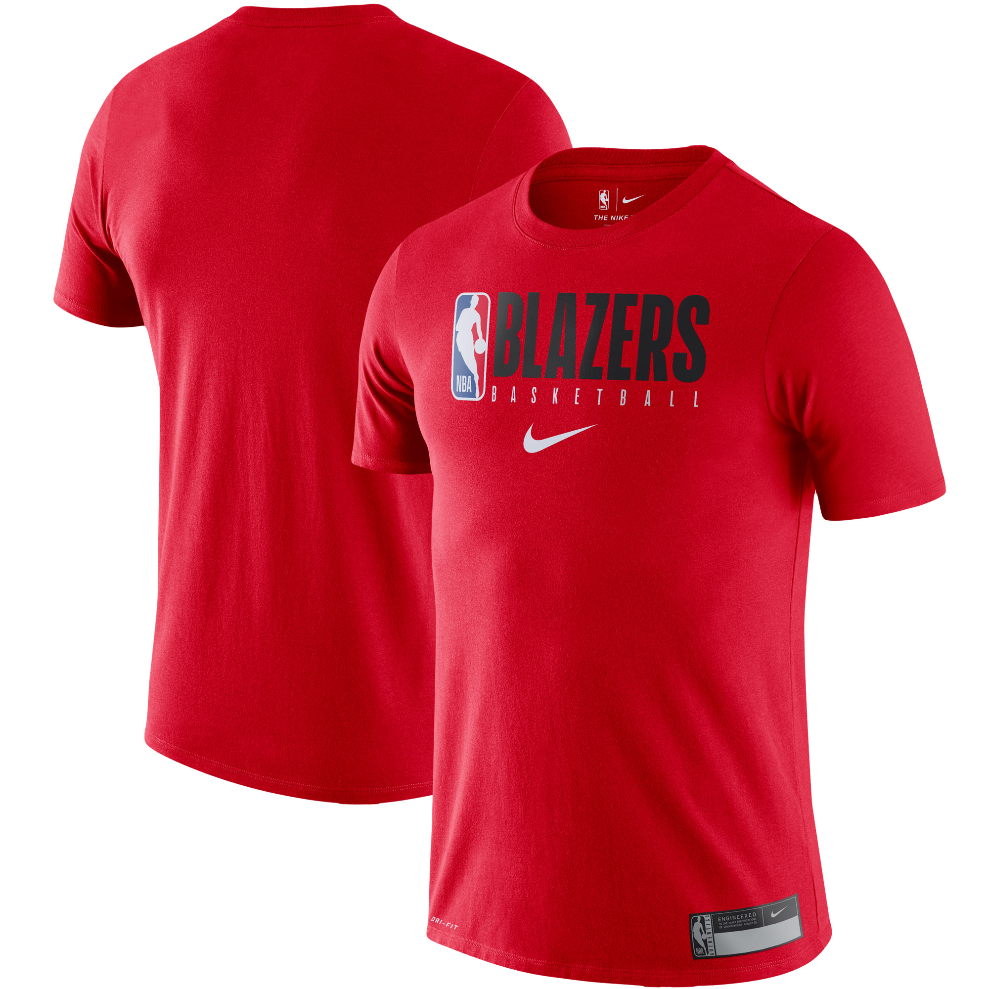 Portland Trail Blazers Nike Essential Practice Performance T-Shirt ...