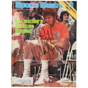 Bill Walton Portland Trail Blazers Autographed August 21st, 1978 Sports Illustrated Magazine