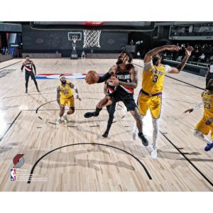 Gary Trent Jr. Portland Trail Blazers 2020 NBA Playoffs Shooting Photograph