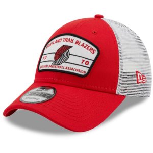 New Era Portland Trail Blazers Red Loyalty 9FORTY Snapback Hat